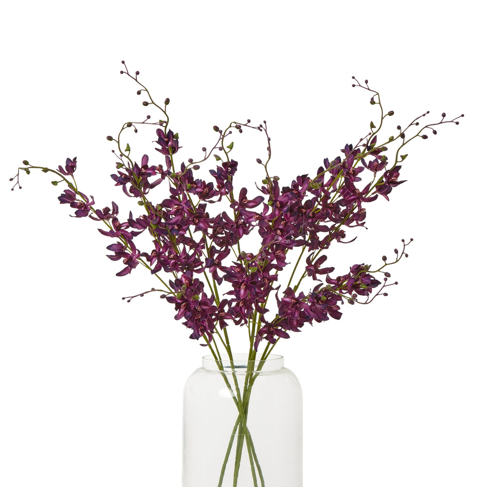 Purple Cymbidium Orchid Spray