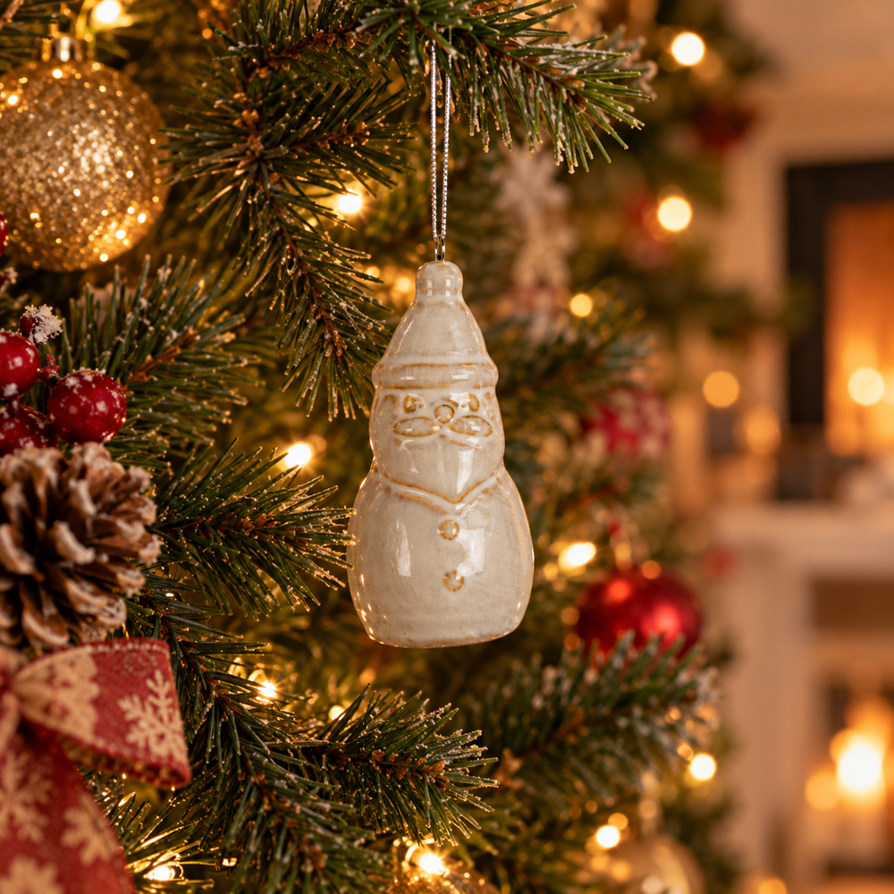 Flinga Ceramic Santa Tree Decoration