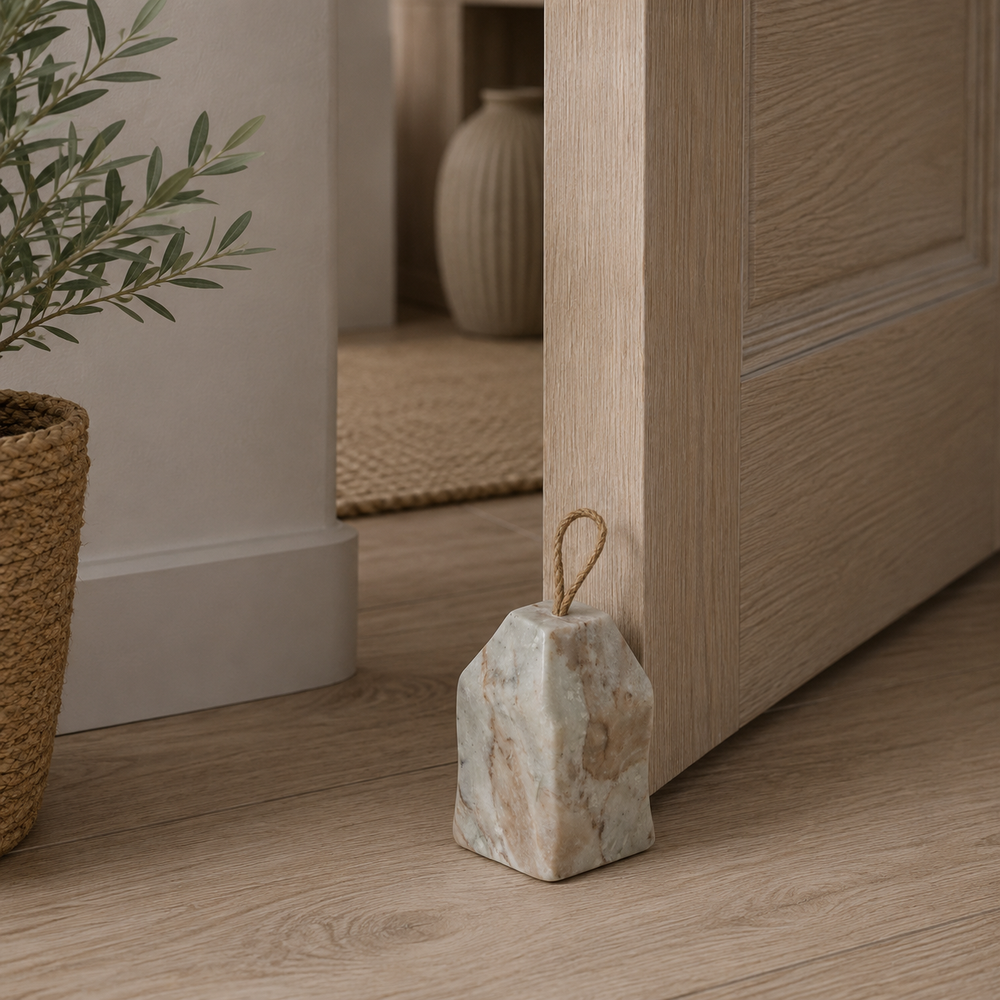 Marble House-Shaped Doorstop