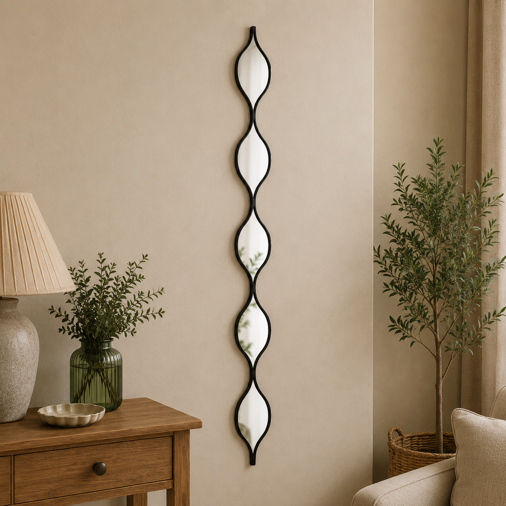 Decorative Hanging Black Mirror