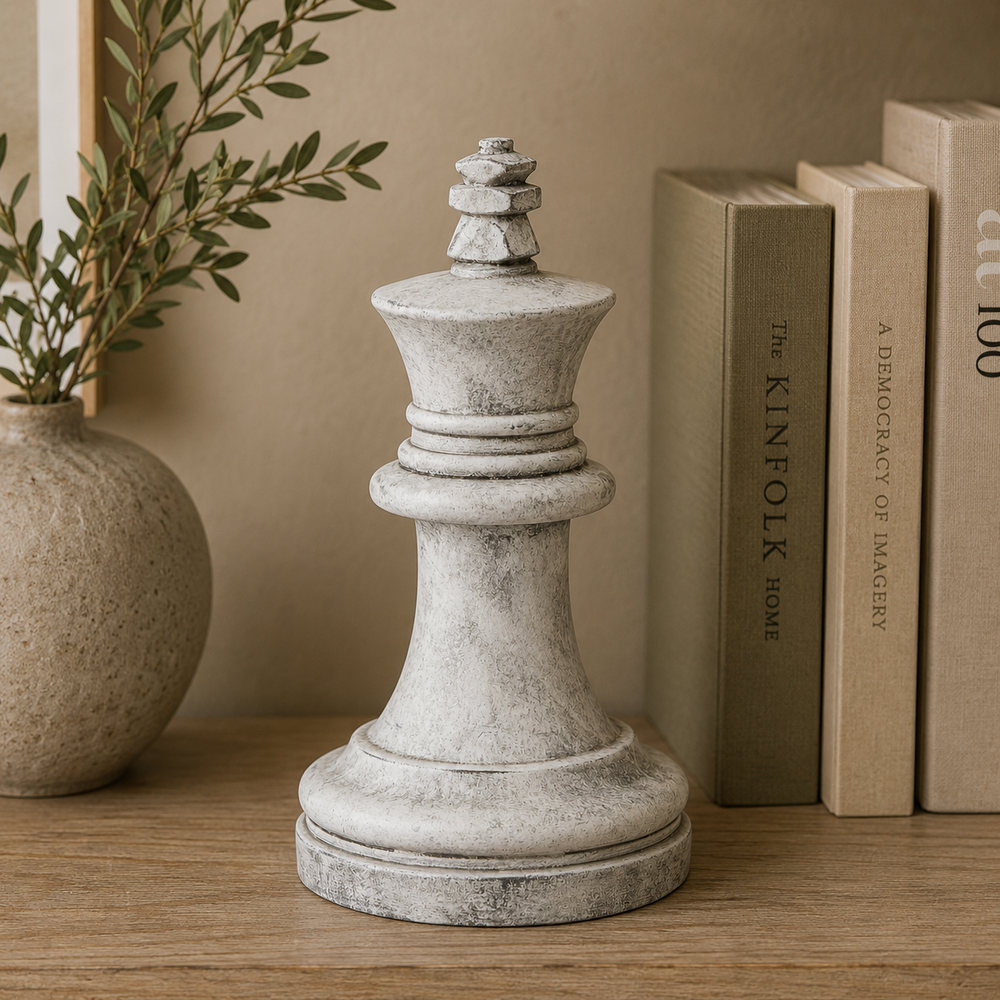 Athena Stone King Chess Piece