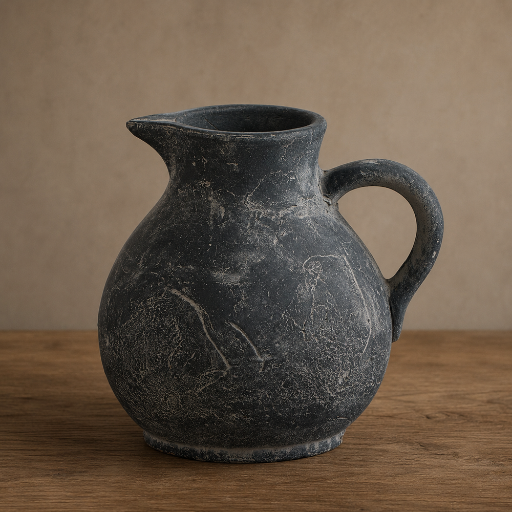 Amalfi Grey Ceramic Jug