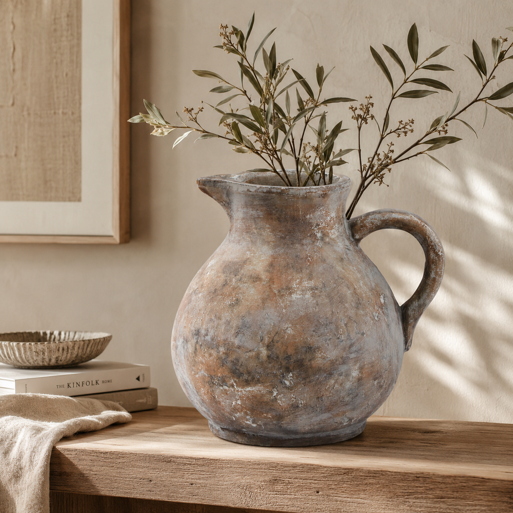 Siena Brown Ceramic Jug
