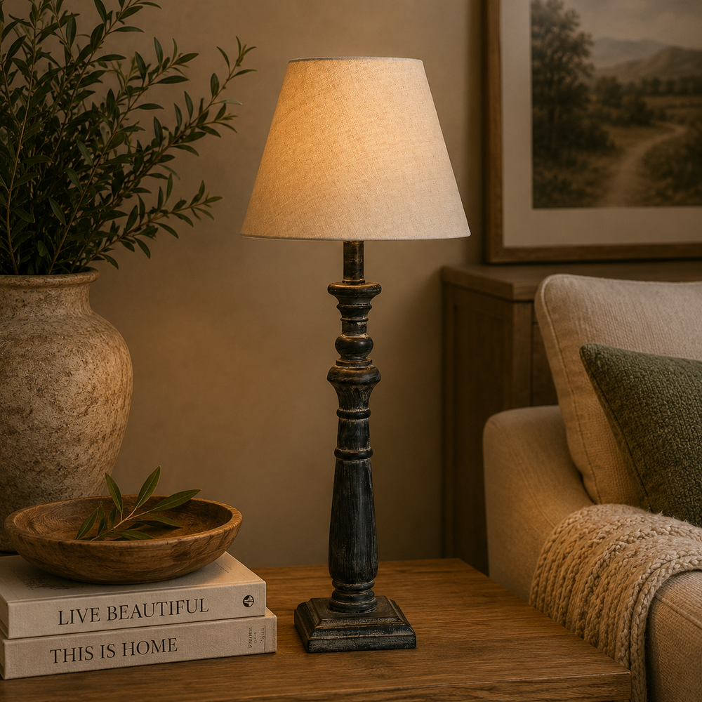 Incia Column Table Lamp