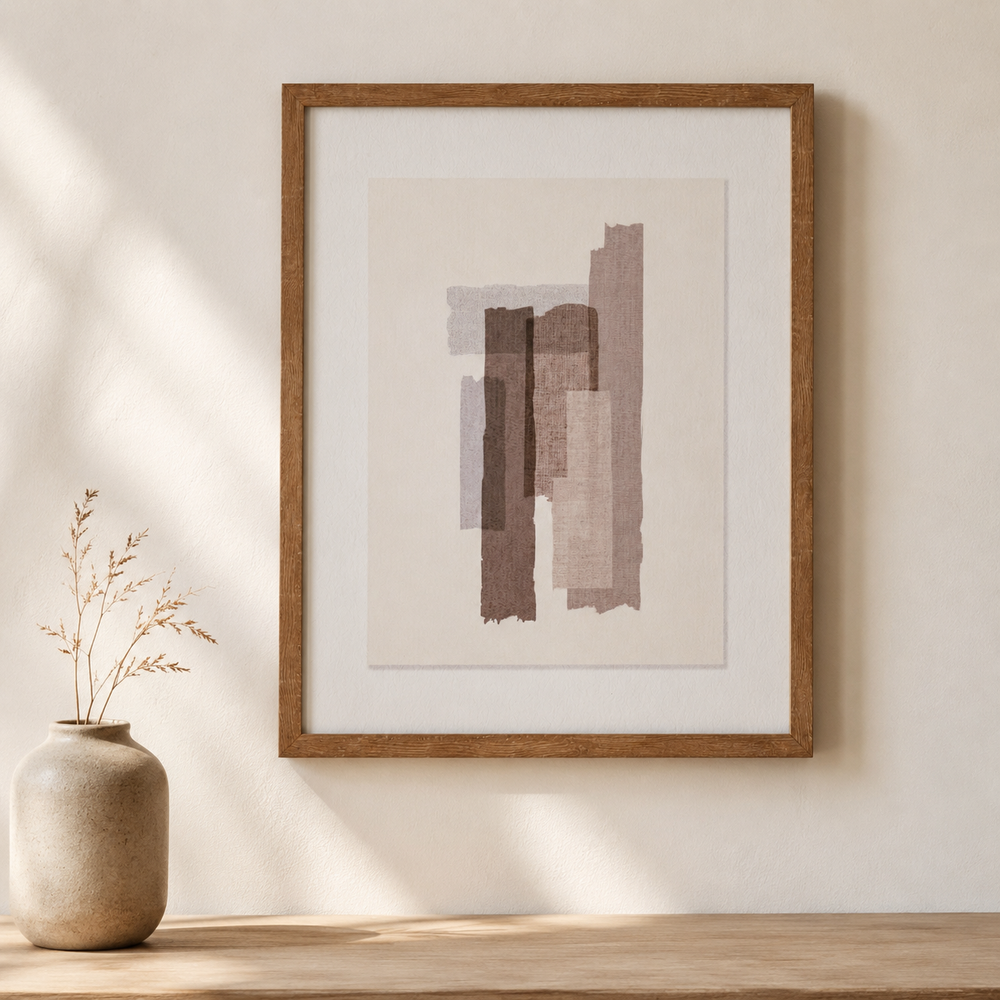 Terran Art in Wooden Frame