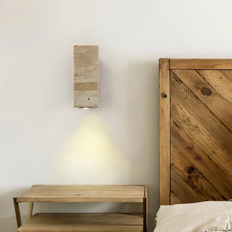 Tivoli Travertine Wall Light