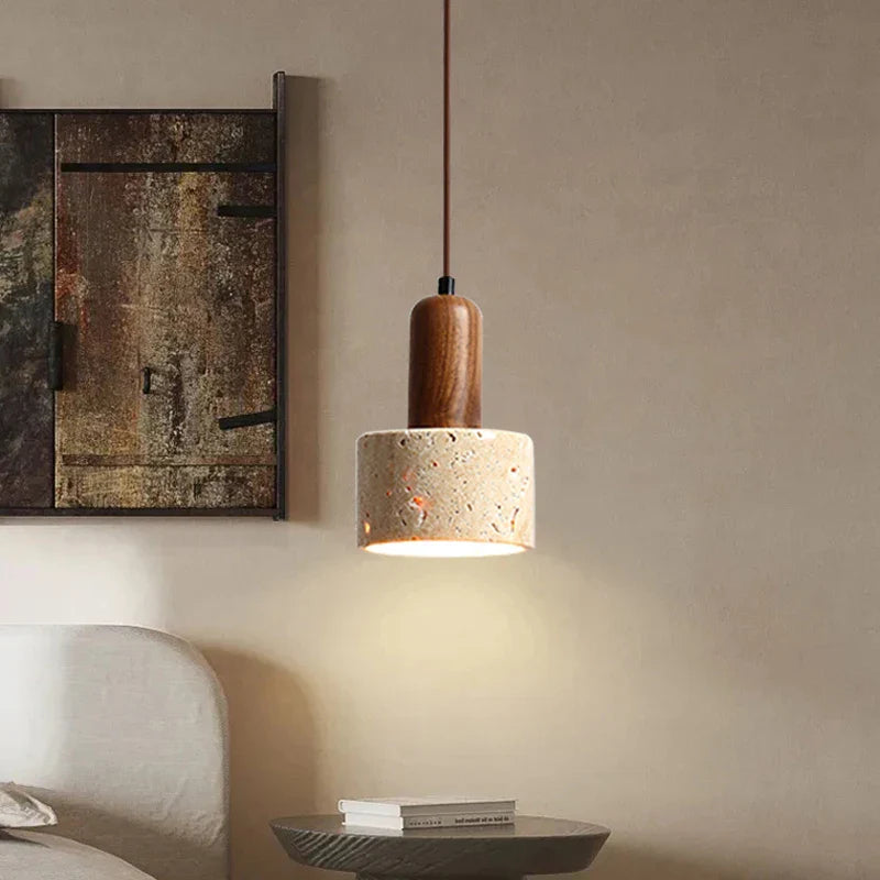 Lazio Travertine Pendant Light